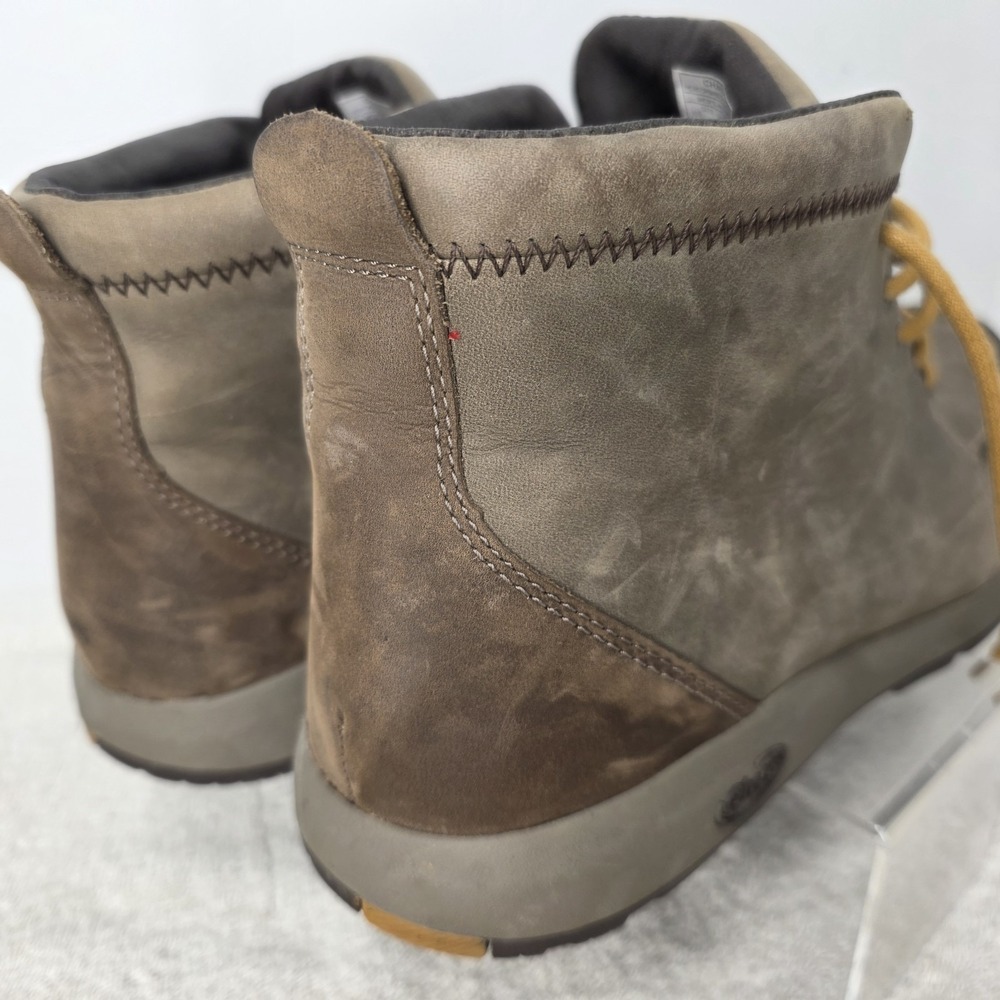 Chaco Brio Moc Toe Men's Size 11.5 Casual Lace-Up Leather Boots Brown J150179 - Picture 10 of 16